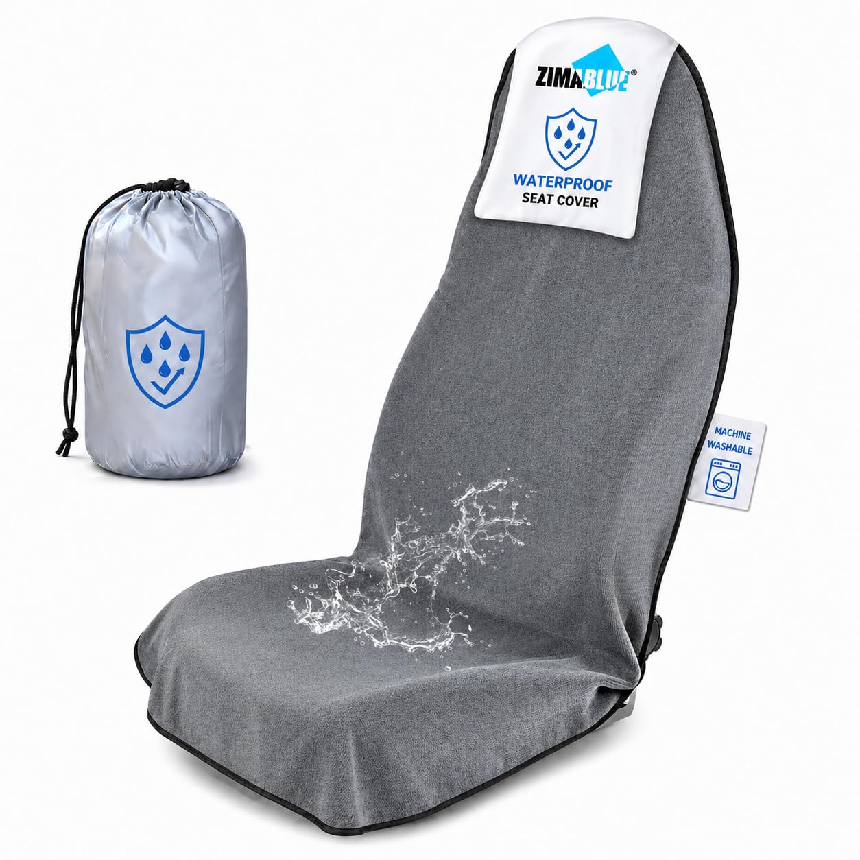 ZIMABLUE Heavy Duty Car Seat Towel