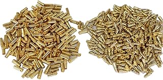 JFtech 50 Pairs 3.5mm Banana Connector Male & Female Gold Bullet Connector Plug for RC ESC Motor Battery