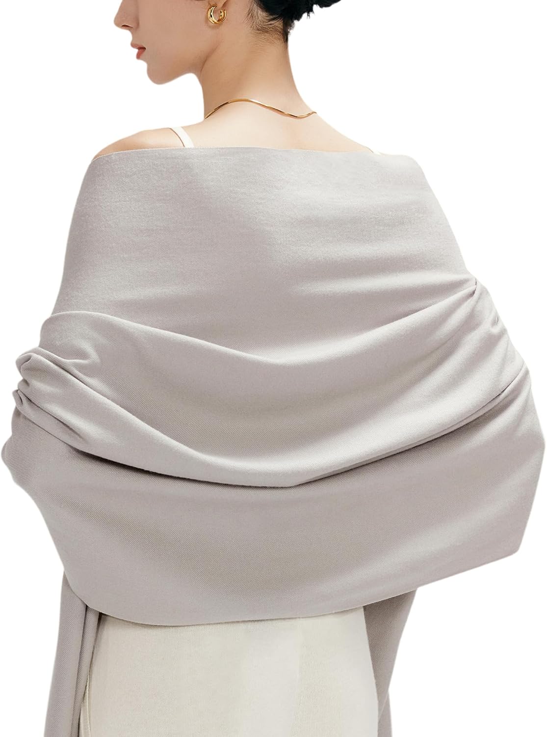 maamgic Women's Winter Scarf Soft Warm Scarf for Women Cozy Shawl Wraps for Women Lightweight Pashmina Style Wrap - Image 3