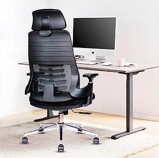 MRC EXECUTIVE CHAIRS ALWAYS INSPIRING MORE Ergonomic Office Chair Mesh High Back Home Computer Chair With Lumbar Support,3... Price In India