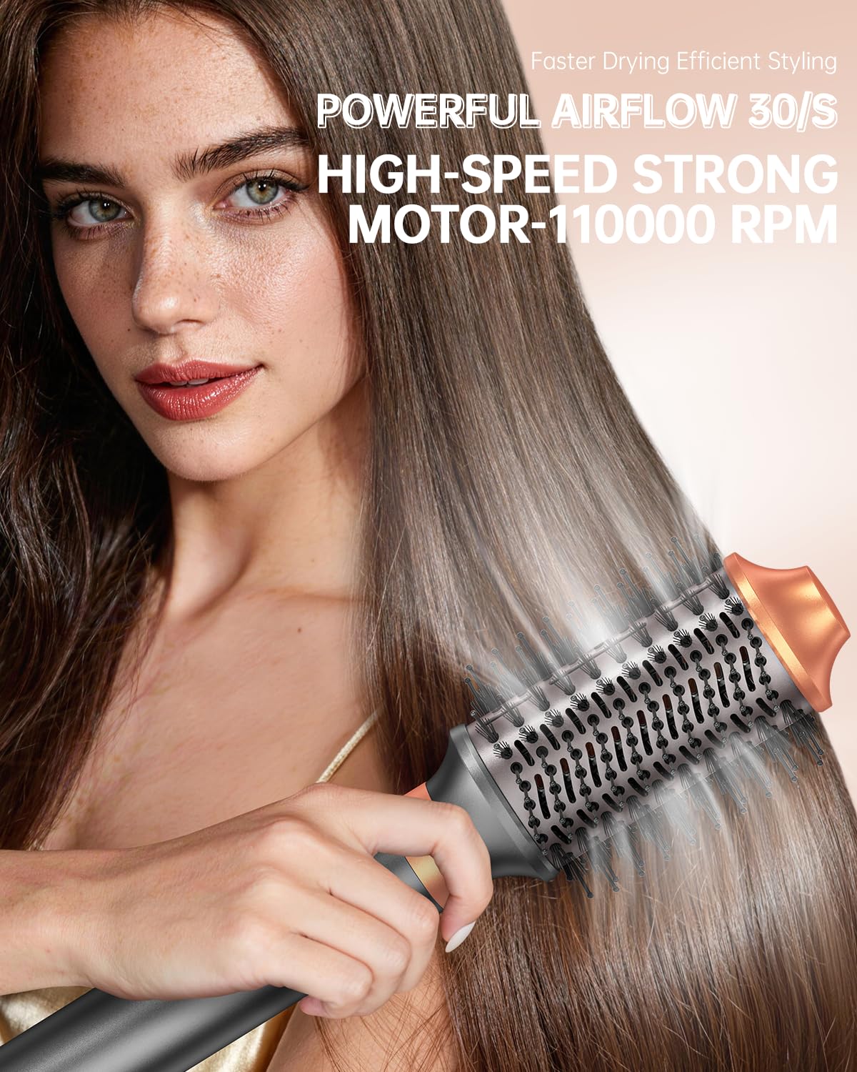 Amazon.com : Hair Dryer Brush Air Styler: Dual Voltage 7 in 1