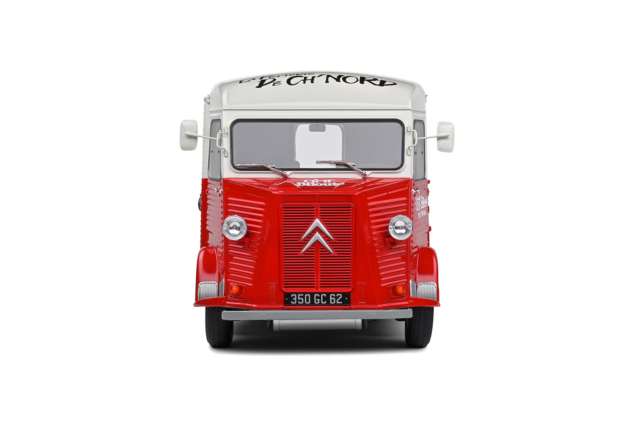 Solido 1:18 Citroen Type HY Friterie Ano De Construção 1969 Vermelho Branco S1804817