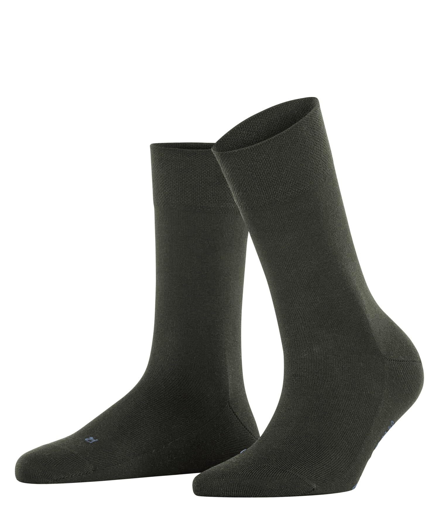 Falke Women's Green Military 7826 Sensitive New York W So Lyocell With Soft Tops 1 Pair Socks, 5.5-8
