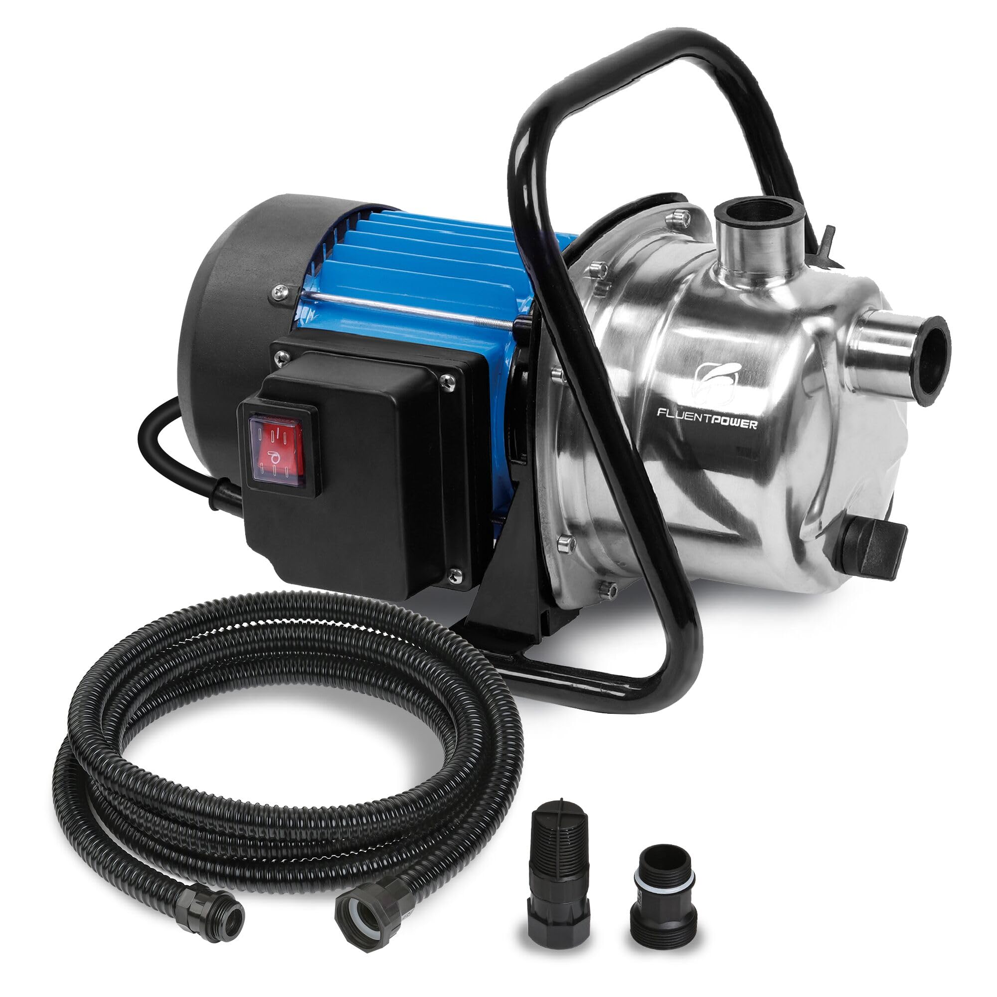 FLUENTPOWER 1.5HP Portable Garden Transfer Pump Kit