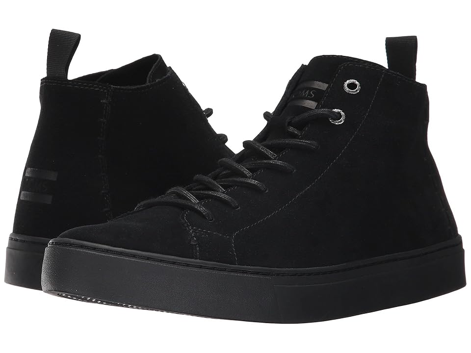 

TOMS Lenox Mid (Black Suede) Men's Lace up casual Shoes