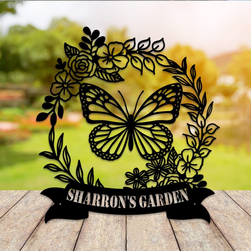 CIVOTIL Panneau De Jardin « Grow Damn It! » - Plaque Décorative Vintage Pour Papas - Décoration