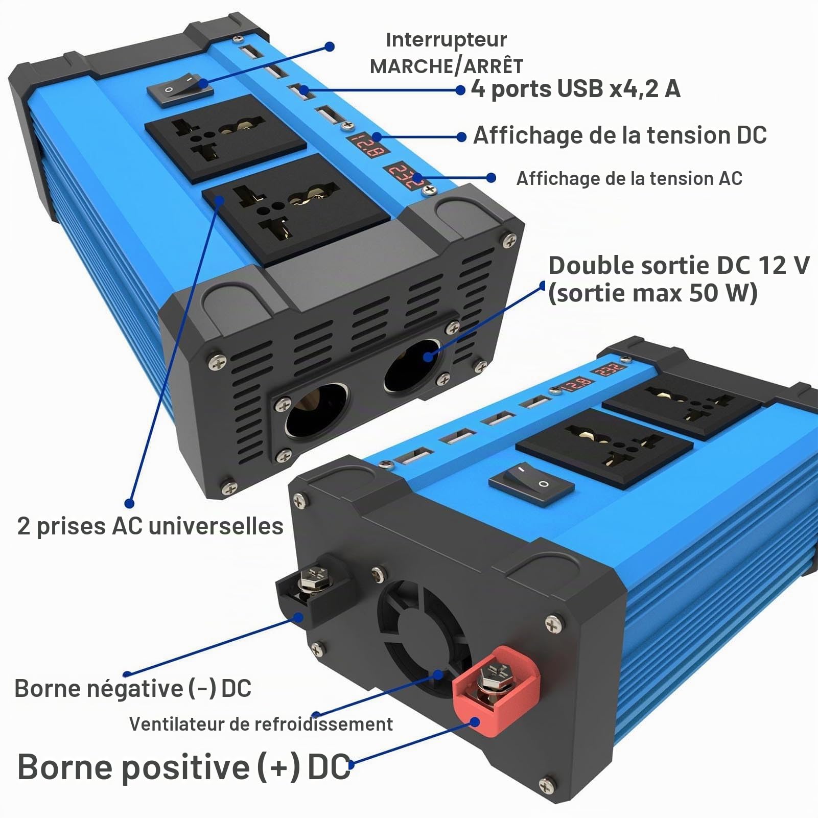 Système de Générateur Solaire 300W 12V à 220V, Onduleur 18W 18V, Panneaux Solaires, Générateur de, Système D'alimentation, Contrôleur Solaire