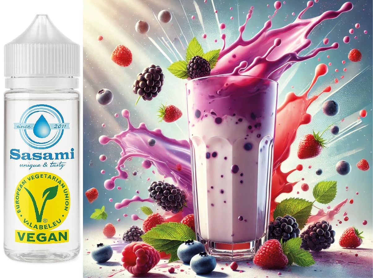 Suero de leche frutos del bosque aroma concentrado - Vegano - Sasami - 100ml