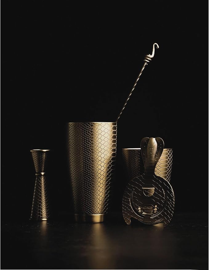 Set de 5 Piezas para Cóctel Barfly Basic - Latón Antiguo miniatura 2