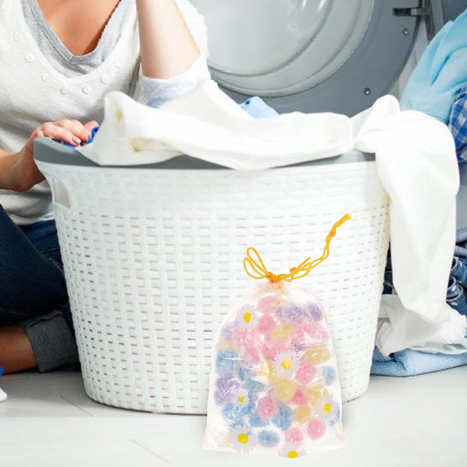 Operitacx 50pcs Assorted Laundry Beads Concentrated Cleaning Tools for Fragrance Keeps Clothes Fresh for Hours for Types