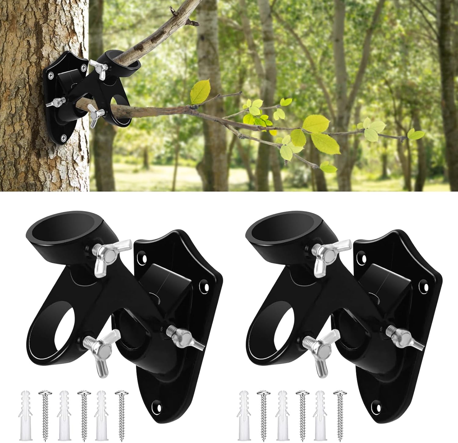 2025 New Metal Hunting Branch Stand - Adjustable Dual-Position Design - Suitable for Hunting Deer Accessories（2pcs