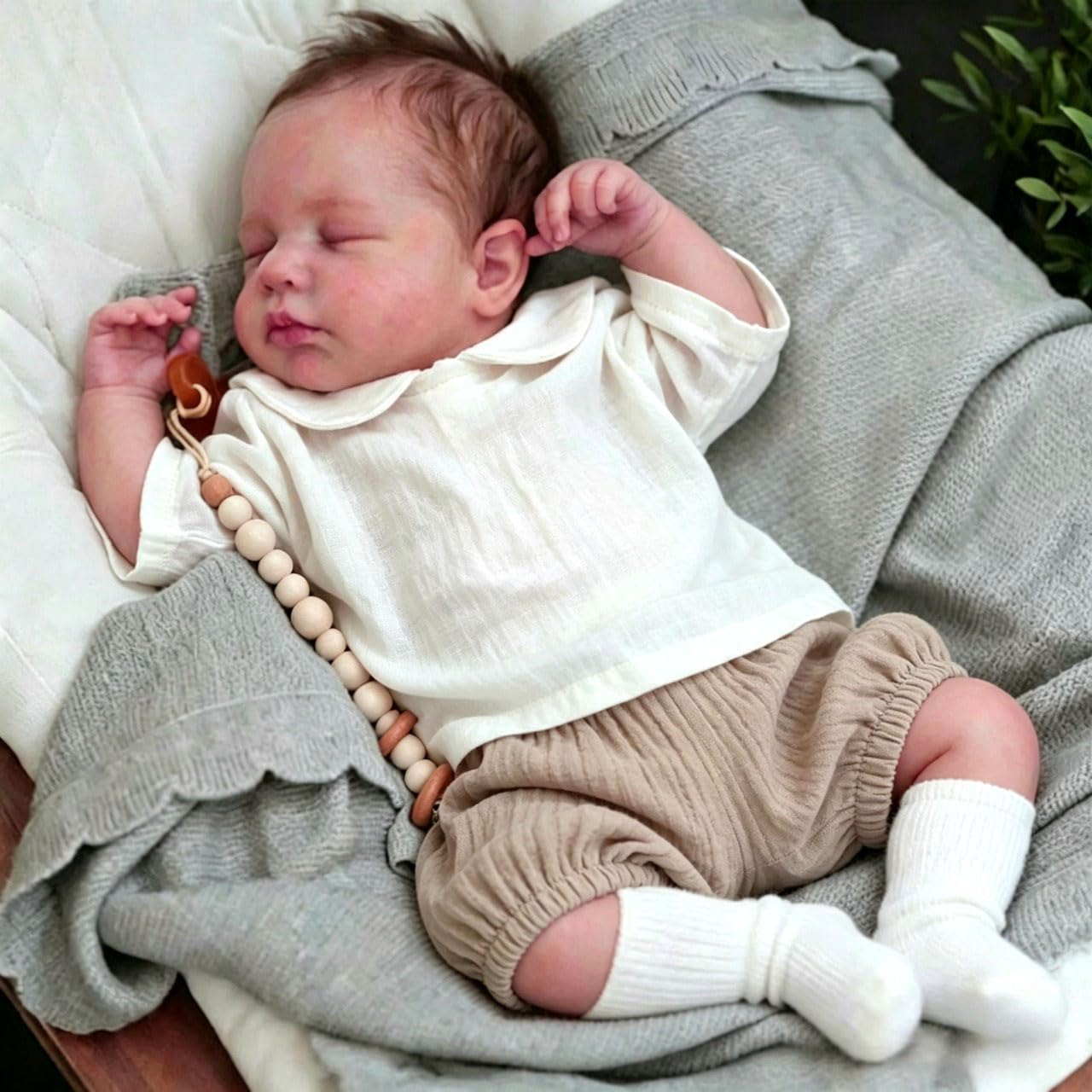 Anano Reborn Baby Lebensecht 50CM Reborn Baby Mädchen Puppe Echt Wie EIN Baby Lebensecht Babypuppen Wie Echt Lebensechte Puppen Mit Zubehör