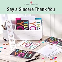 Vista 4 de American Greetings - Tarjetas de agradecimiento con sobres, multicolor Chevron (50 unidades).