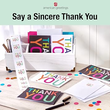 American Greetings Thank You Card (Much Appreciation)