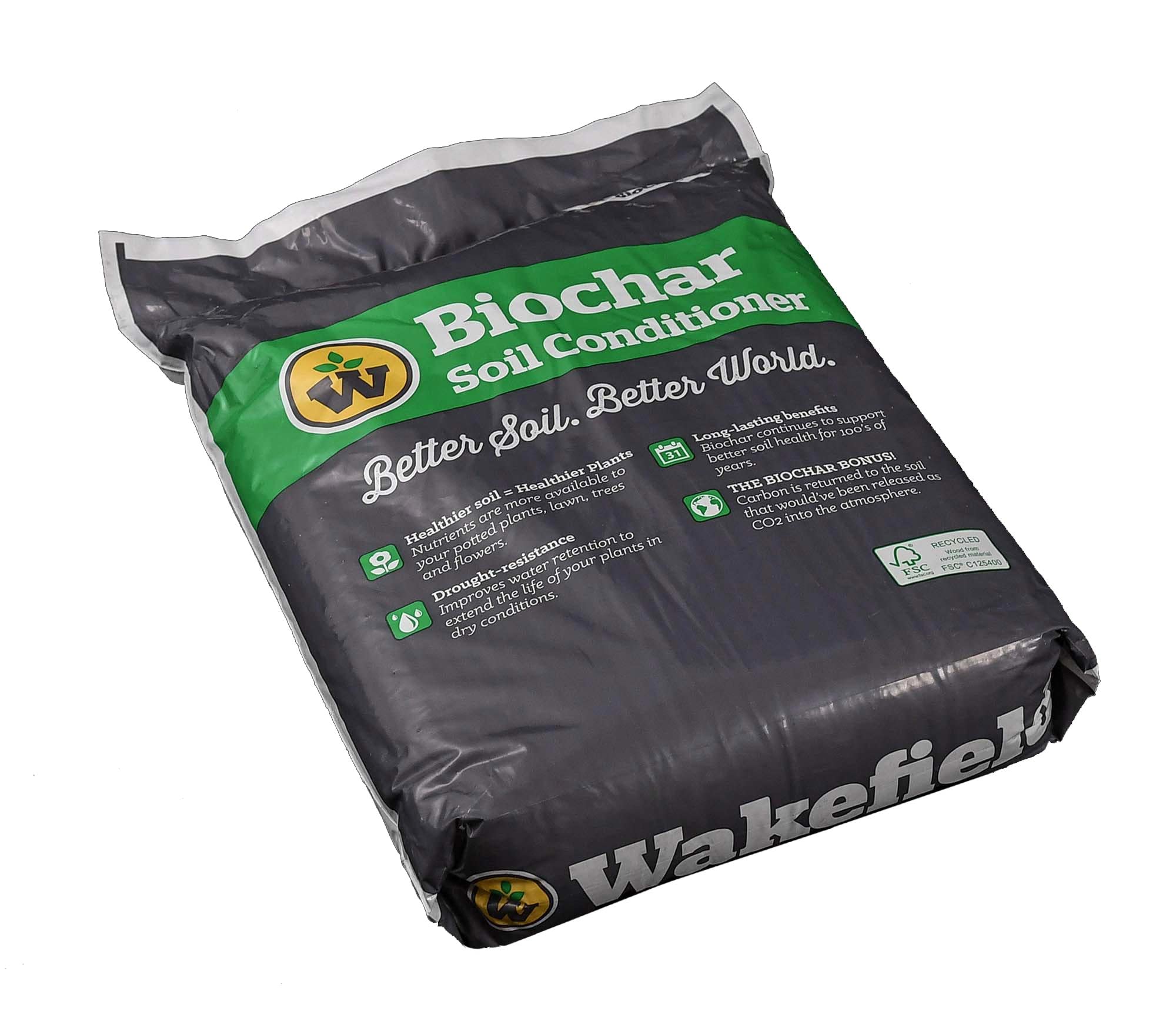 Wakefield BioChar Premium Garden Soil Conditioner (Activated Charcoal