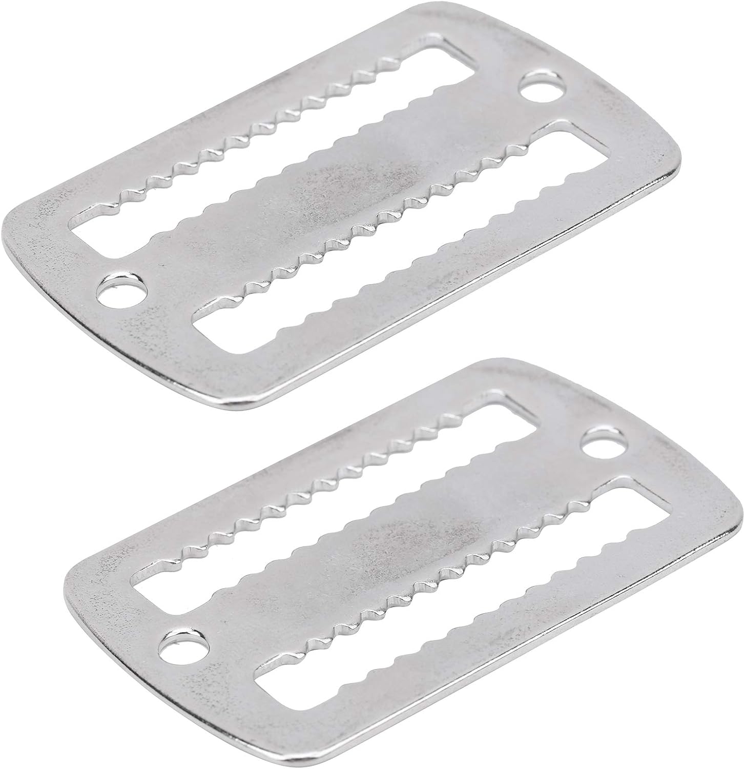 2pcs Diving Diving Weight Belt Slider 316 Stainless Steel Diving Strap Buckle Snorkelling Weight Belt Keeper Buckle