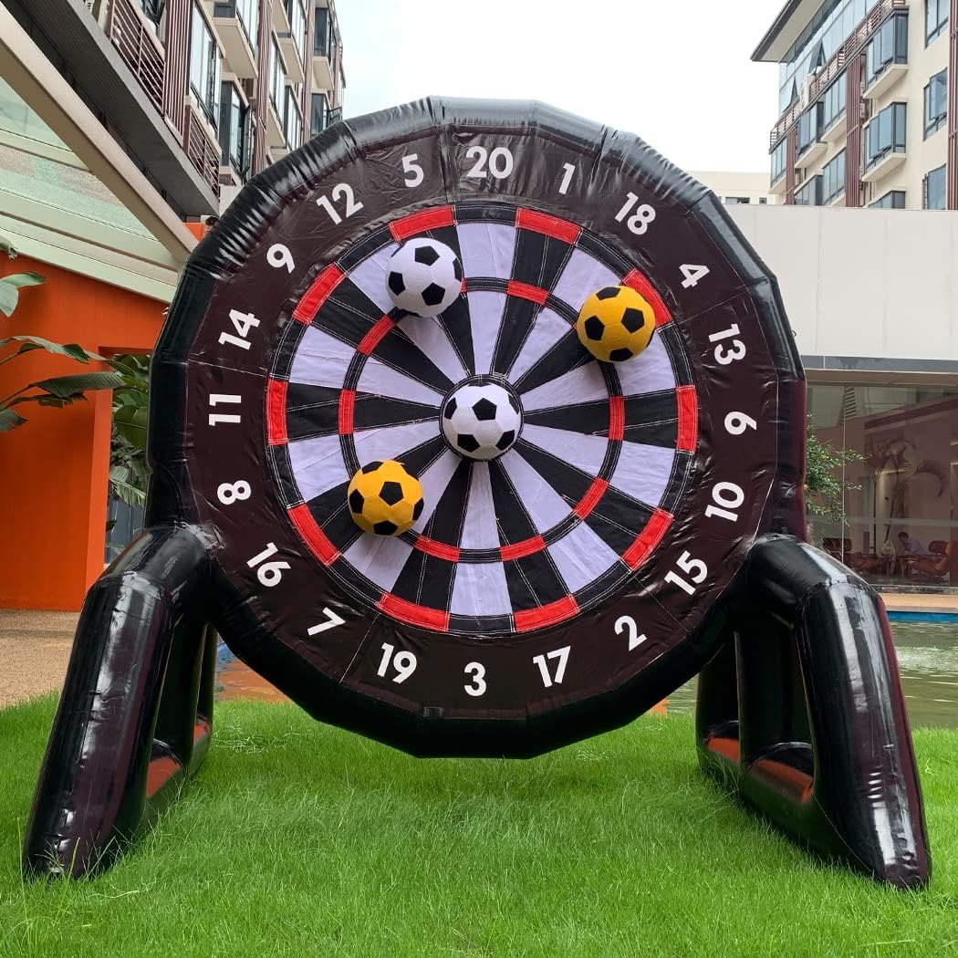 INFLATABLEGAGA Giant Outdoor Inflatable Soccer Darts Board