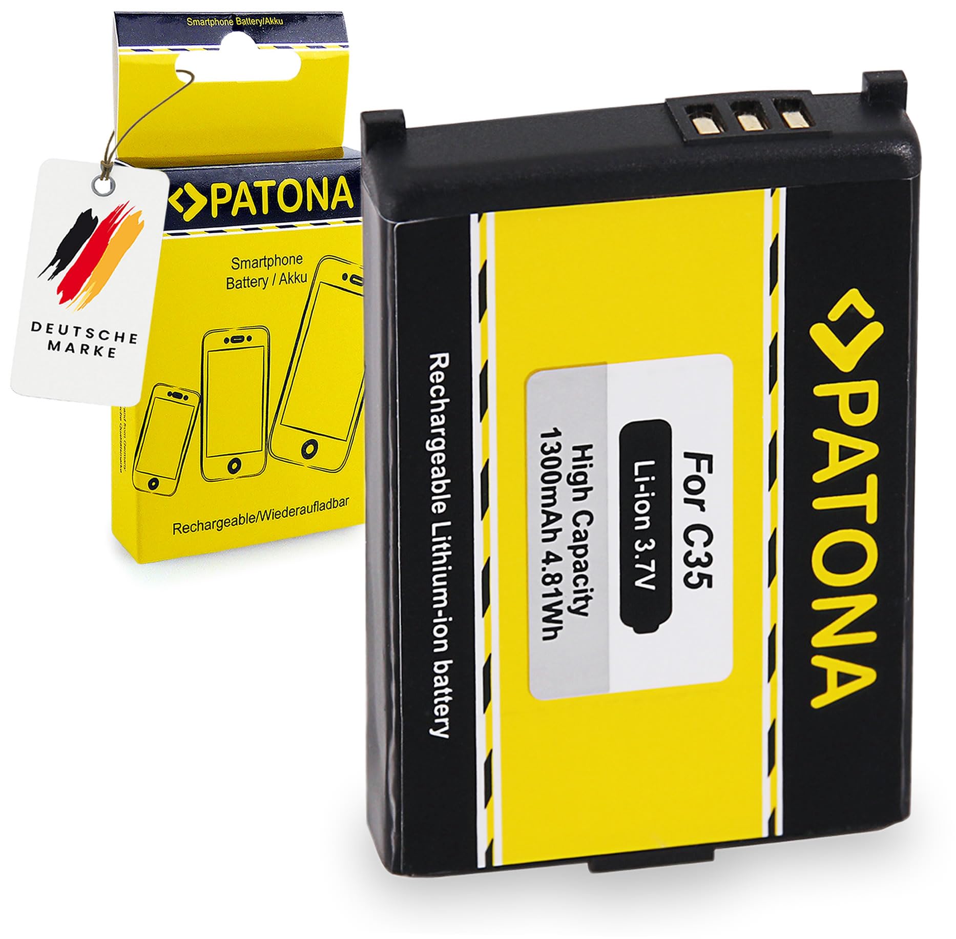 PATONA Akumulator do Siemens Gigaset 4000 4010 4015 Micro, C35, M35, S35 | Akumulator do 30145-K1310-X12T, V30145-K1310-X132, V30145-K1310-X229