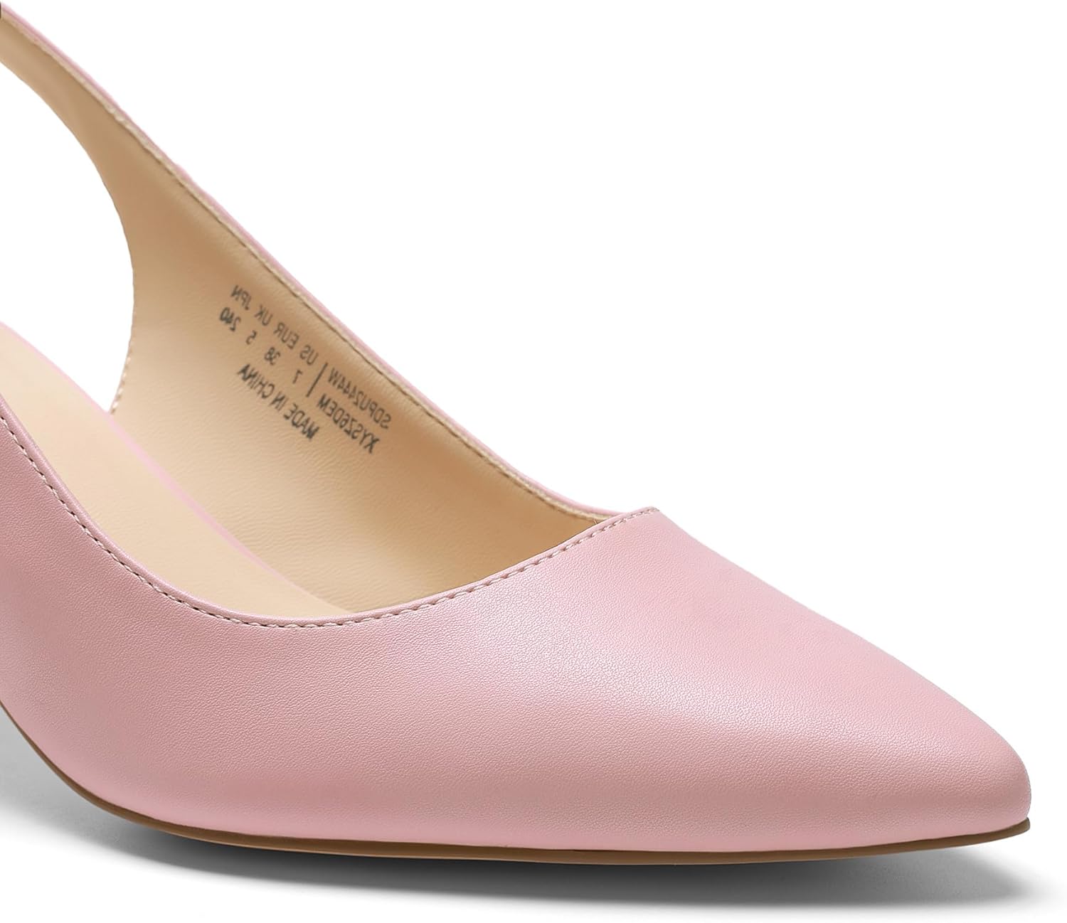 DREAM PAIRS Women's Kitten Heels Slingback Closed Pointed Toe Low Pumps Shoes Women Party Wedding Sexy Casual Dress Shoes - Image 6