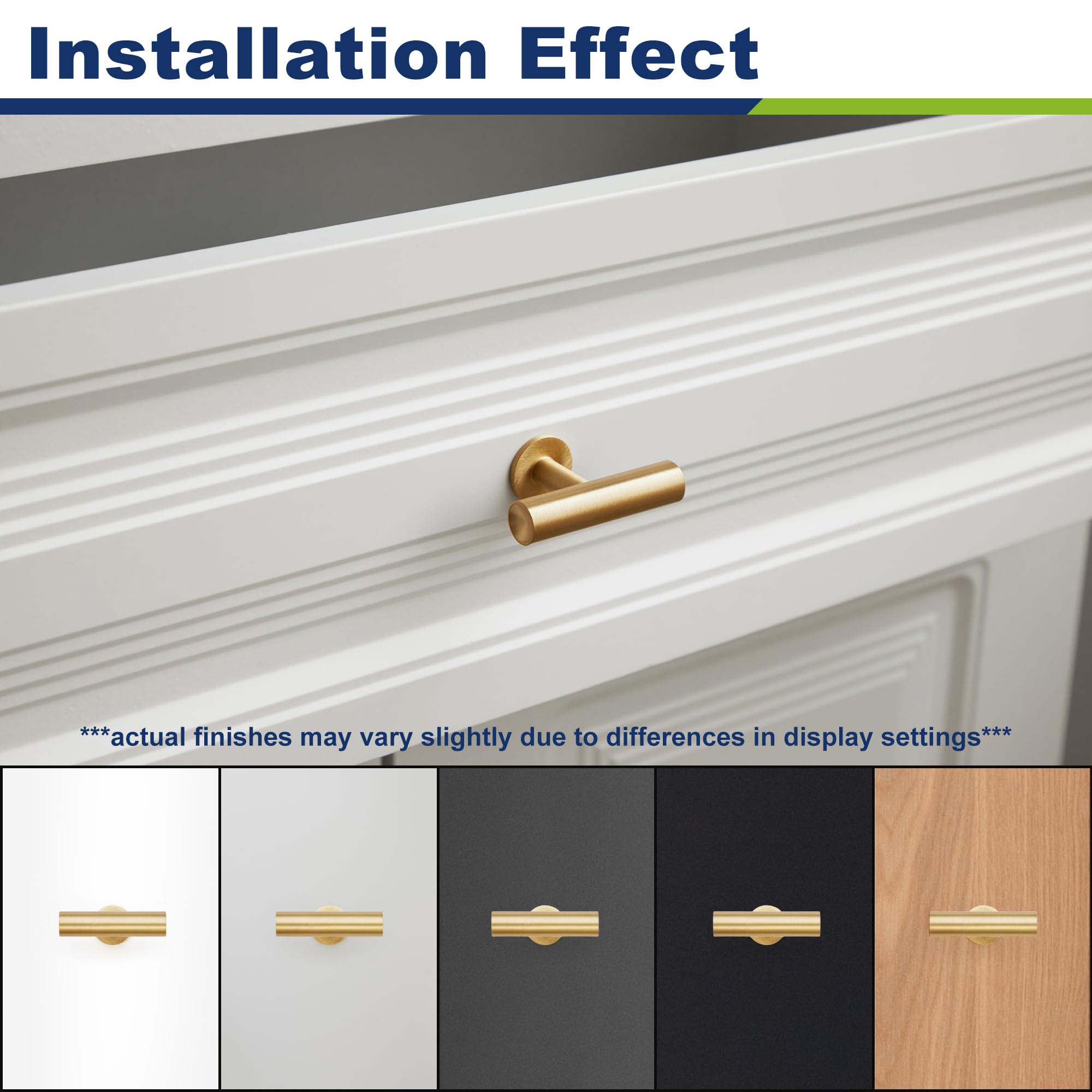 KOPPALIVE 6-Pack Solid Brass Cabinet Pulls, Gold Kitchen Cabinet Handles, Gold Dresser Drawer Pulls, Modern Furniture Hardware, Single Hole, Brushed Finish - Amazon.com KOPPALIVE 6-Pack Solid Brass Cabinet Pulls, Gold Kitchen Cabinet Handles, Gold Dresser Drawer Pulls, Modern Furniture Hardware, Single Hole, Brushed Finish - Amazon.com