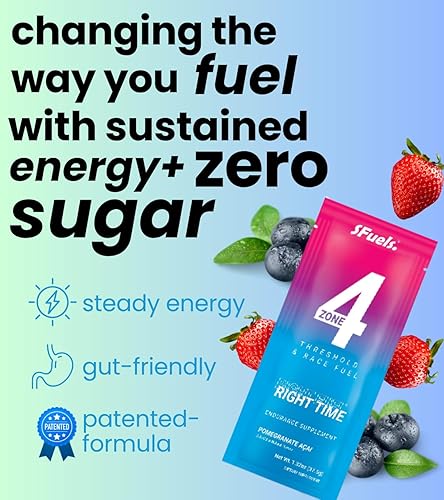 Miniatura 7 de SFuels. Zone 4 Performance Fuel - Nutrición deportiva para entrenamiento de alta intensidad, carreras de resistencia y recuperación de energía más