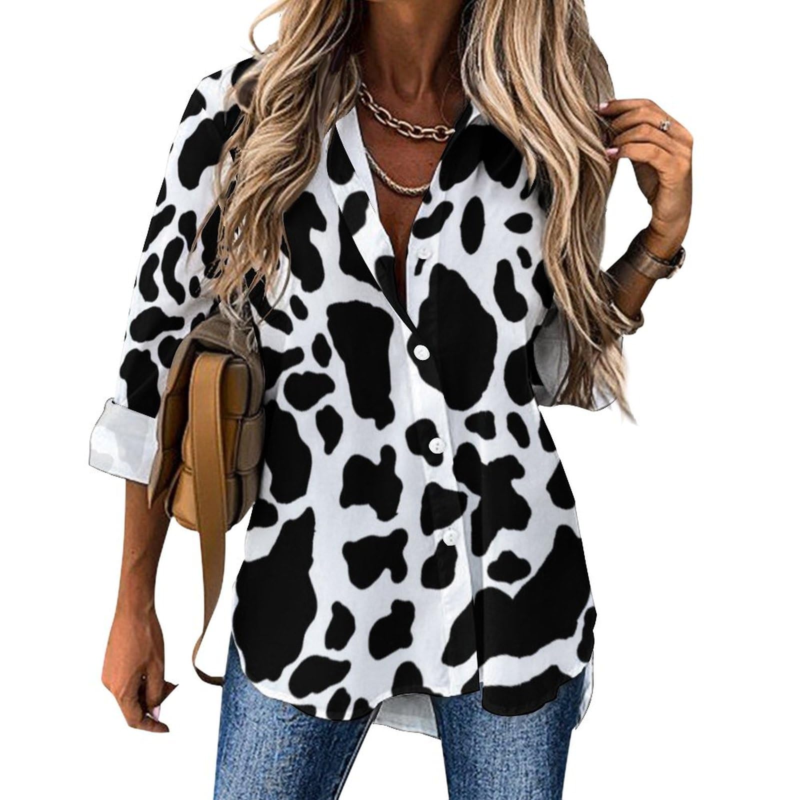 Cmagnifico Women's Cow Print Cute Bat Cute Anime Dinosaurs Cute Black Pug Dog Cute Cat Cute Corgi Cute Hedgehog Cute French Bulldog Cute Pug Dog Dalmatian Darts Target Dog Bones Paw Prints Dolphin Train Flag Of Mexico F Blouse, Cow Print Cute Bat Cute Anime Dinosaurs Cute Black Pug Dog Cute Cat Cute Corgi Cute Hedgehog Cute French Bulldog Cute Pug Dog Dalmatian Darts Target Dog Bones Paw Prints Dolp