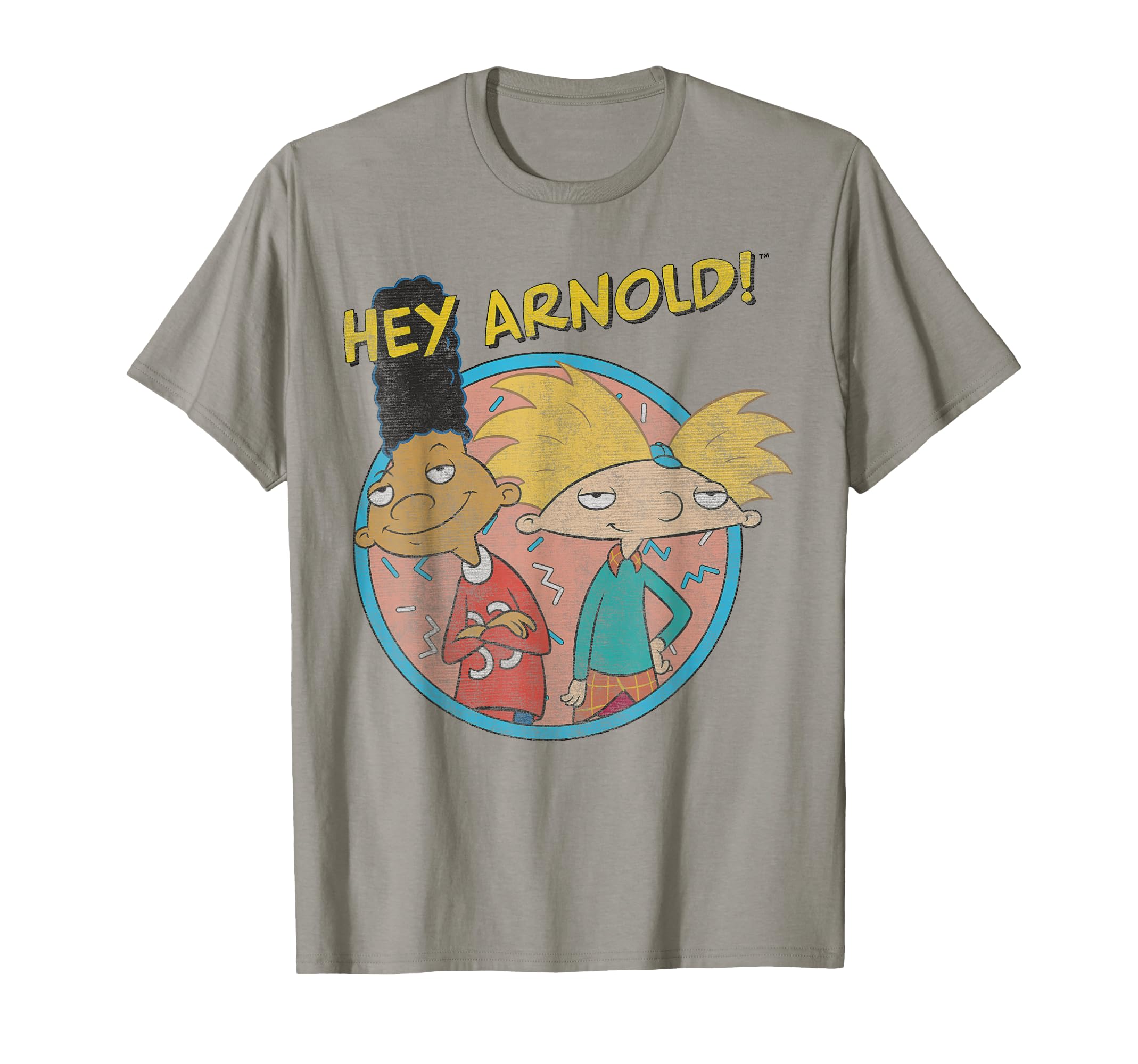 Hey Arnold! Vintage Best Friends Circle Retro T-Shirt