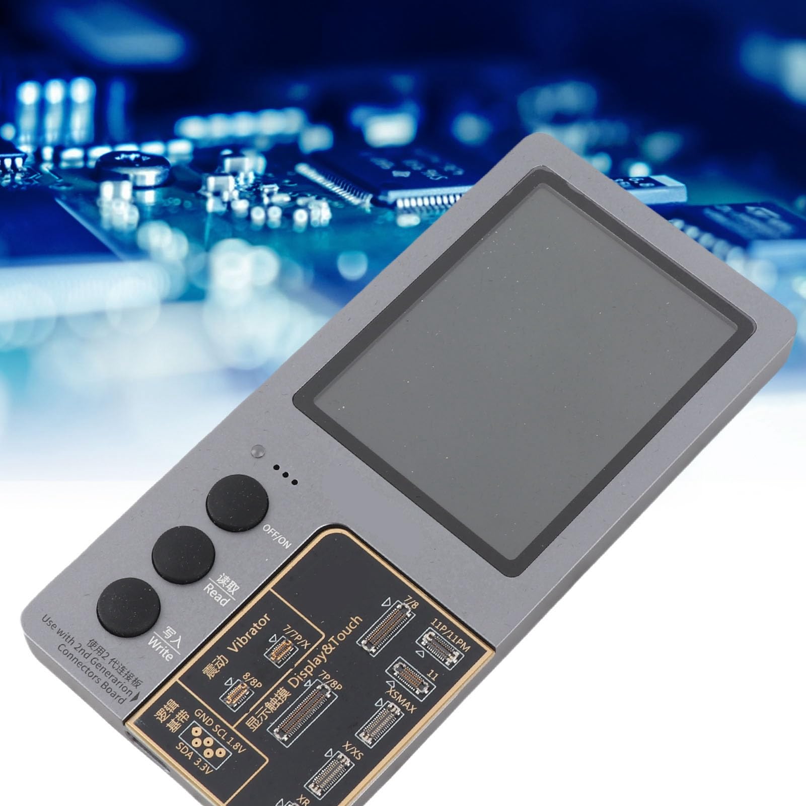 Kit di Strumenti di Riparazione dello Schermo del Telefono ICopy Plus 2.2 con Dati della Batteria e funzionalità di Test delle Cuffie per Riparazioni Rapide, Set di Accessori Portatili