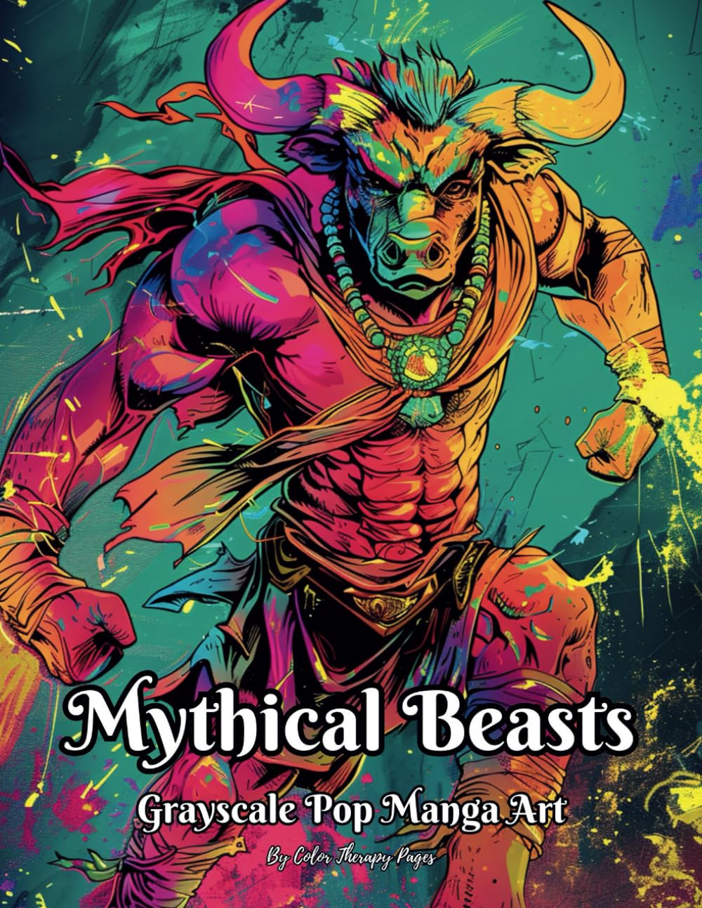 Mythical Beasts: Grayscale Pop Manga Art