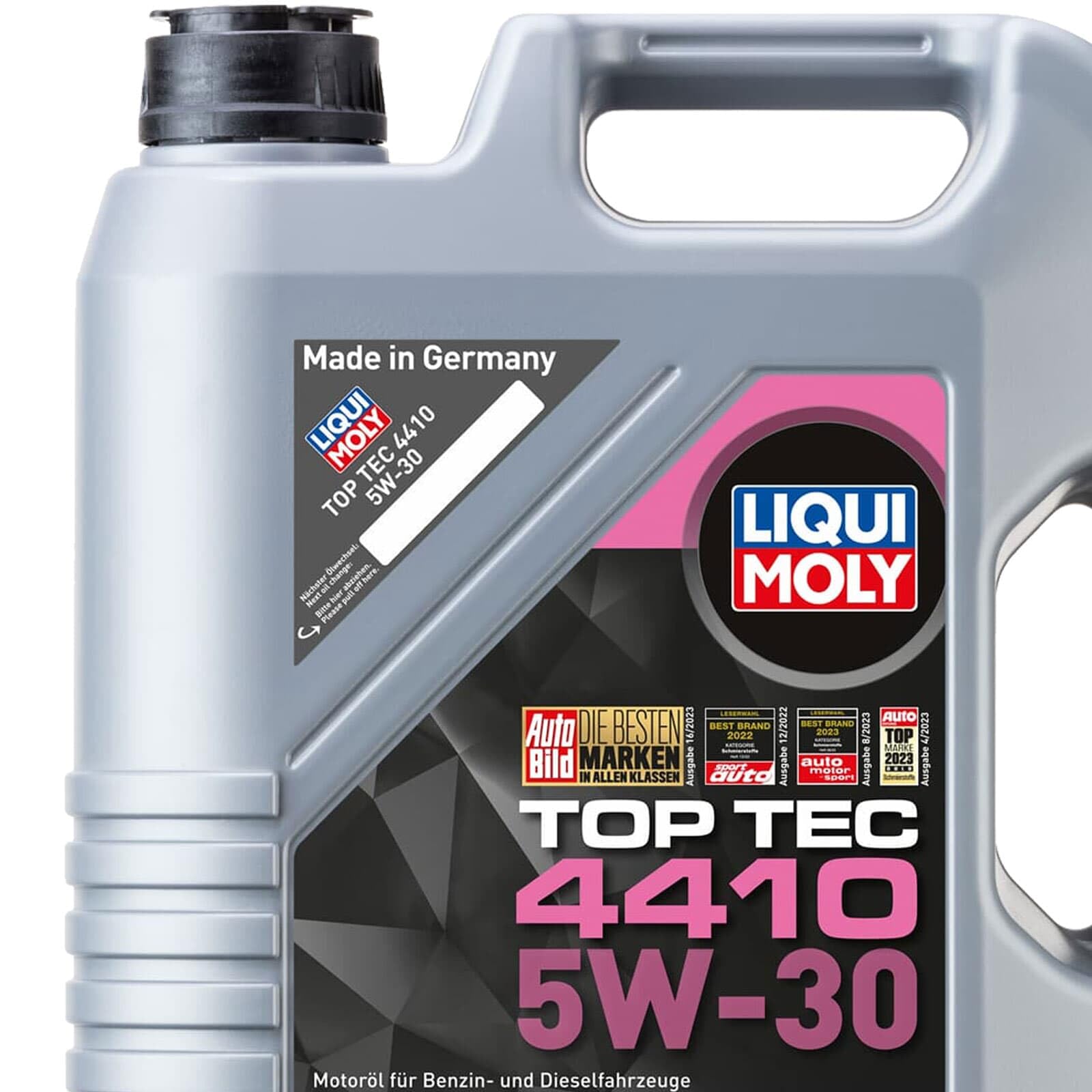 LIQUI MOLY Top Tec 4410 5W-30 | 5 L | Synthesetechnologie Motoröl | Art.-Nr.: 21398 | 21398 / 21404, Top Tec 4410 5W-30