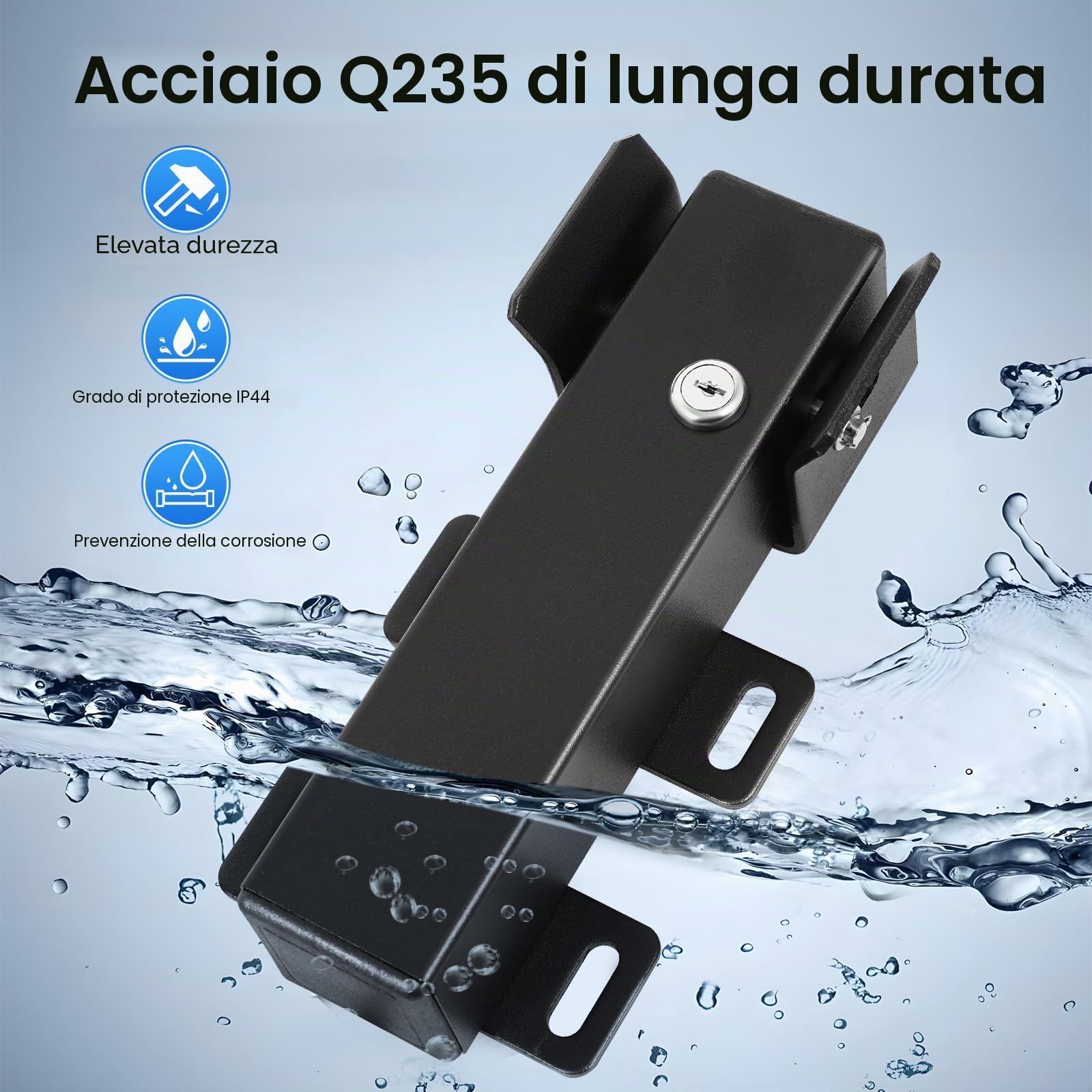 Serratura elettrica automatica DC 24 V, chiavistello per cancello resistente, apertura in 1s