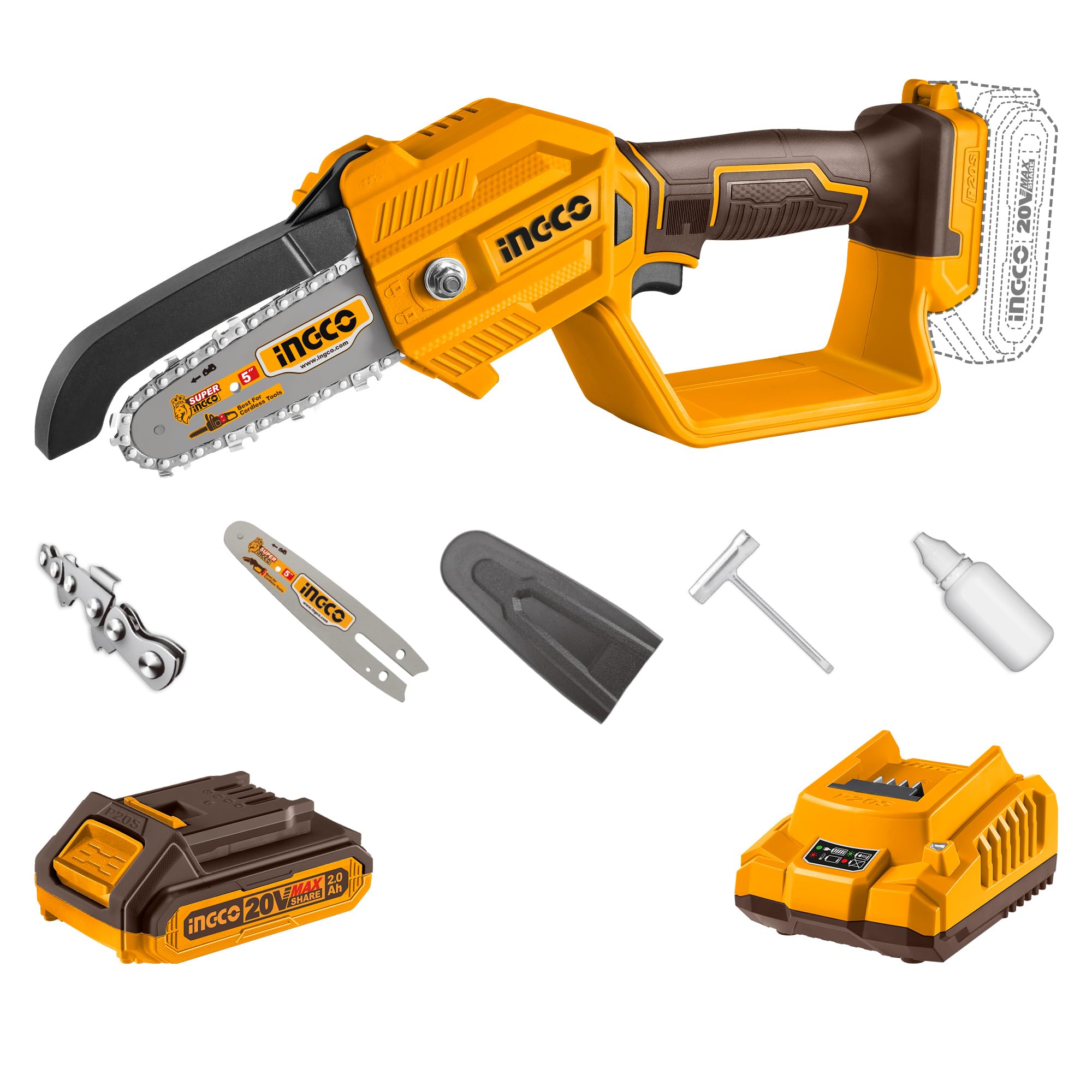 See full amazon price history chart for INGCO Cordless Pruner Saw, 5 m/s, With Battery & Charger, With Saw Chain & Saw Bar INGCO Cordless Pruner Saw, 5 m/s, With Battery & Charger, With Saw Chain & Saw Bar (B0DCZ8RMJL) Amazon Price History, Amazon Price Tracker
