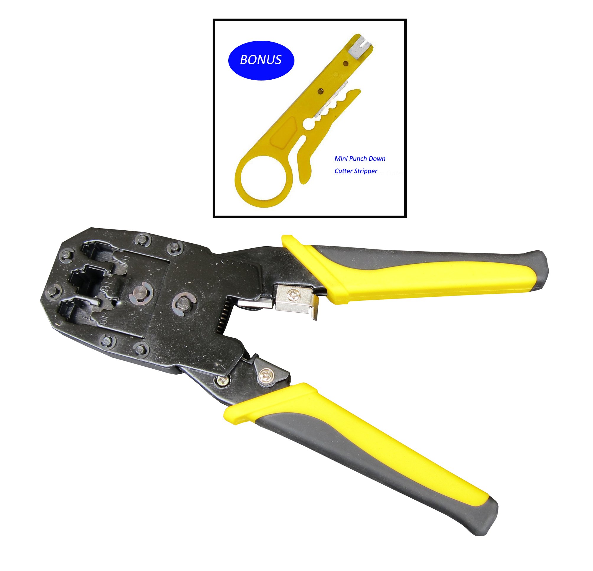 Pinza Crimpatrice Professionale VCELINK Per RJ45/RJ12/RJ11 - Per Cavi Ethernet E Telefonici - Foto 9