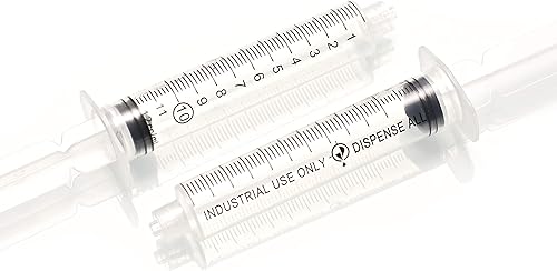 Miniatura 2 de Mini paquete de jeringas industriales - Jeringas Luer Lock de 0.3 fl oz, agujas romas de calibre 14 y 18, cubiertas y tapas de jeringa |