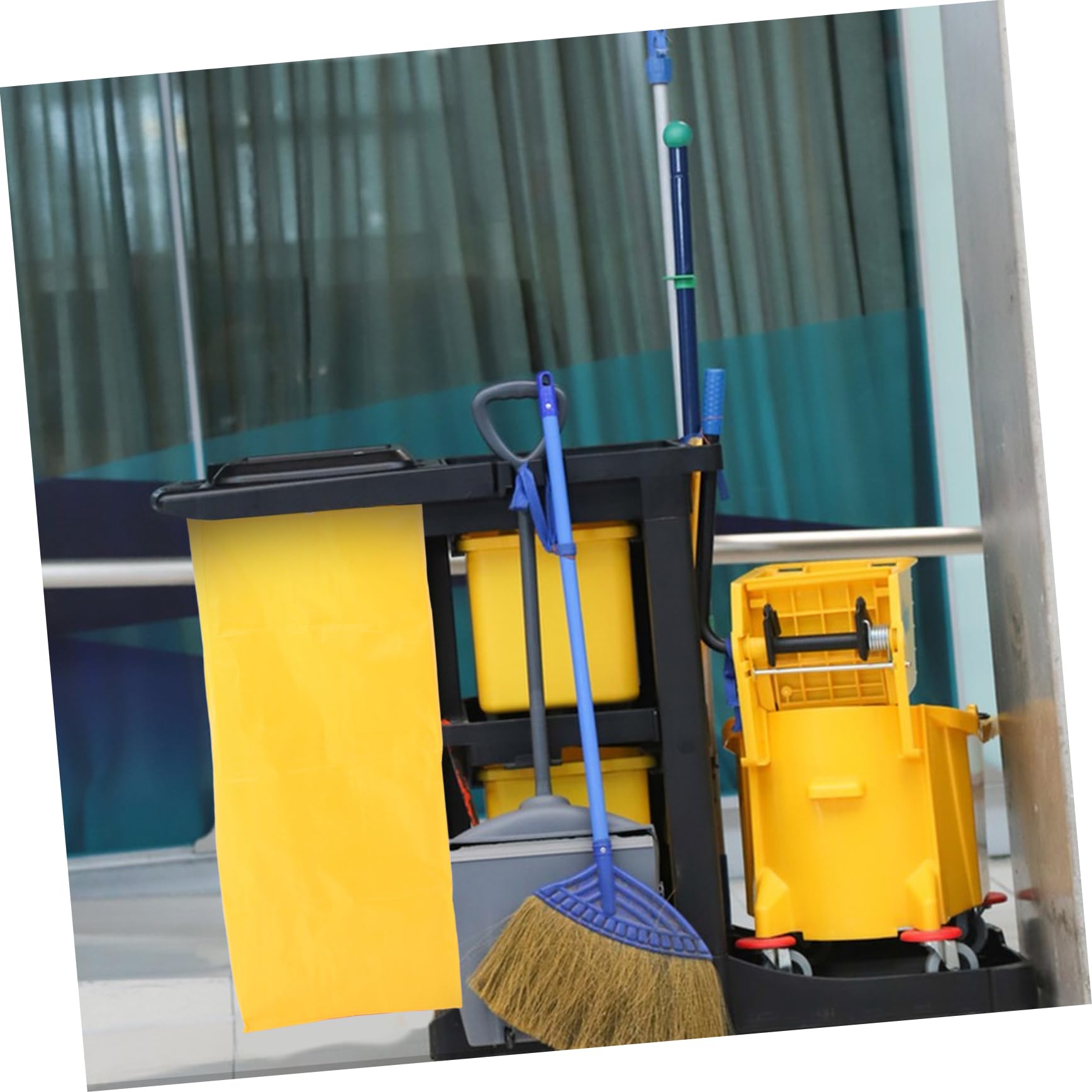 Borsa di Ricambio per Carrello Housekeeping Oxford Giallo, Versatile e Igienica, per Servizi Alberghieri e Raccolta Panni Sporchi