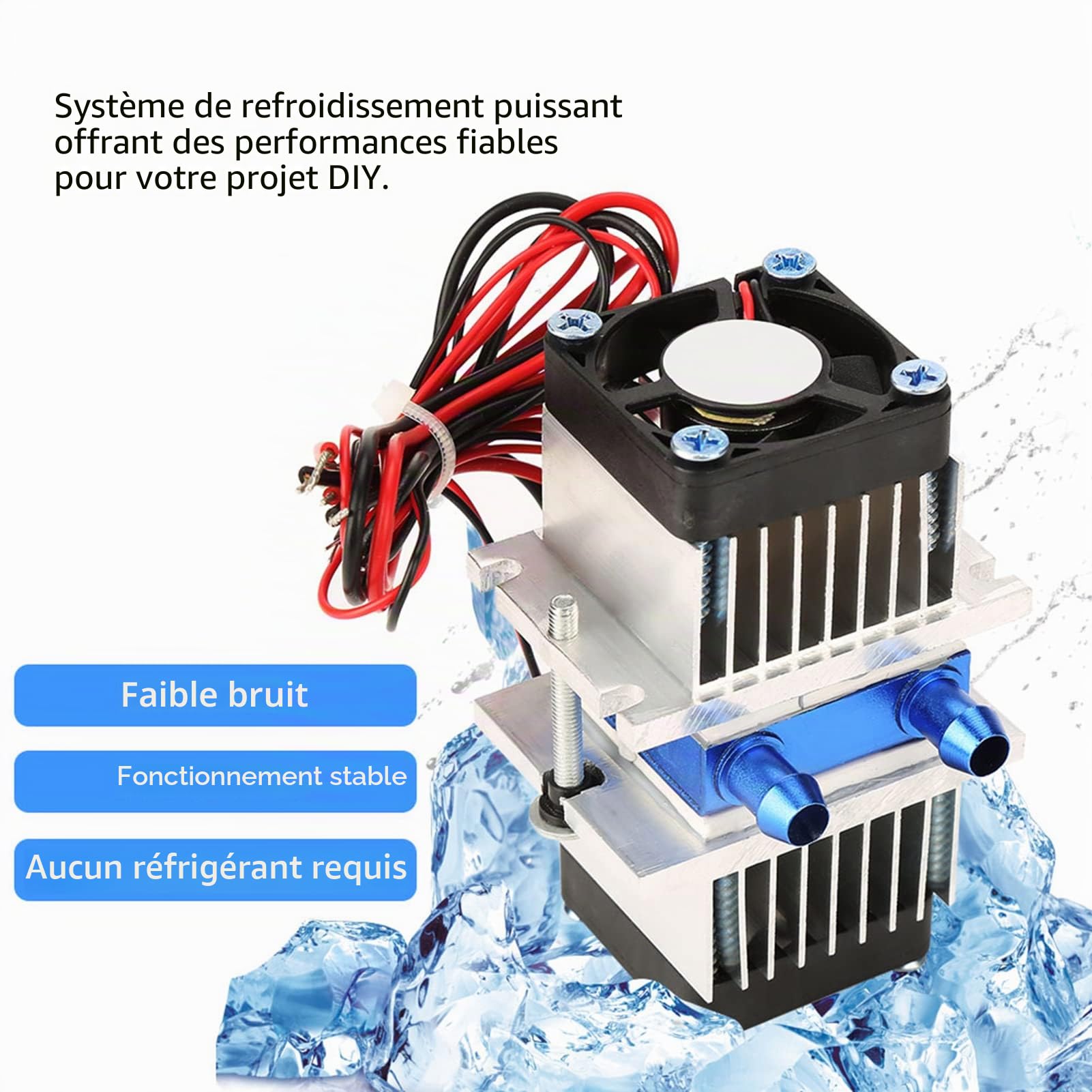 peltirmodu12v0w,DIY Semiconductor Thermoelectric Cooler Peltier Refrigeration DIY Water Cooling Systems Gerät Thermoelectric Device 120W Peltier-Kühler Kühlung(120W)