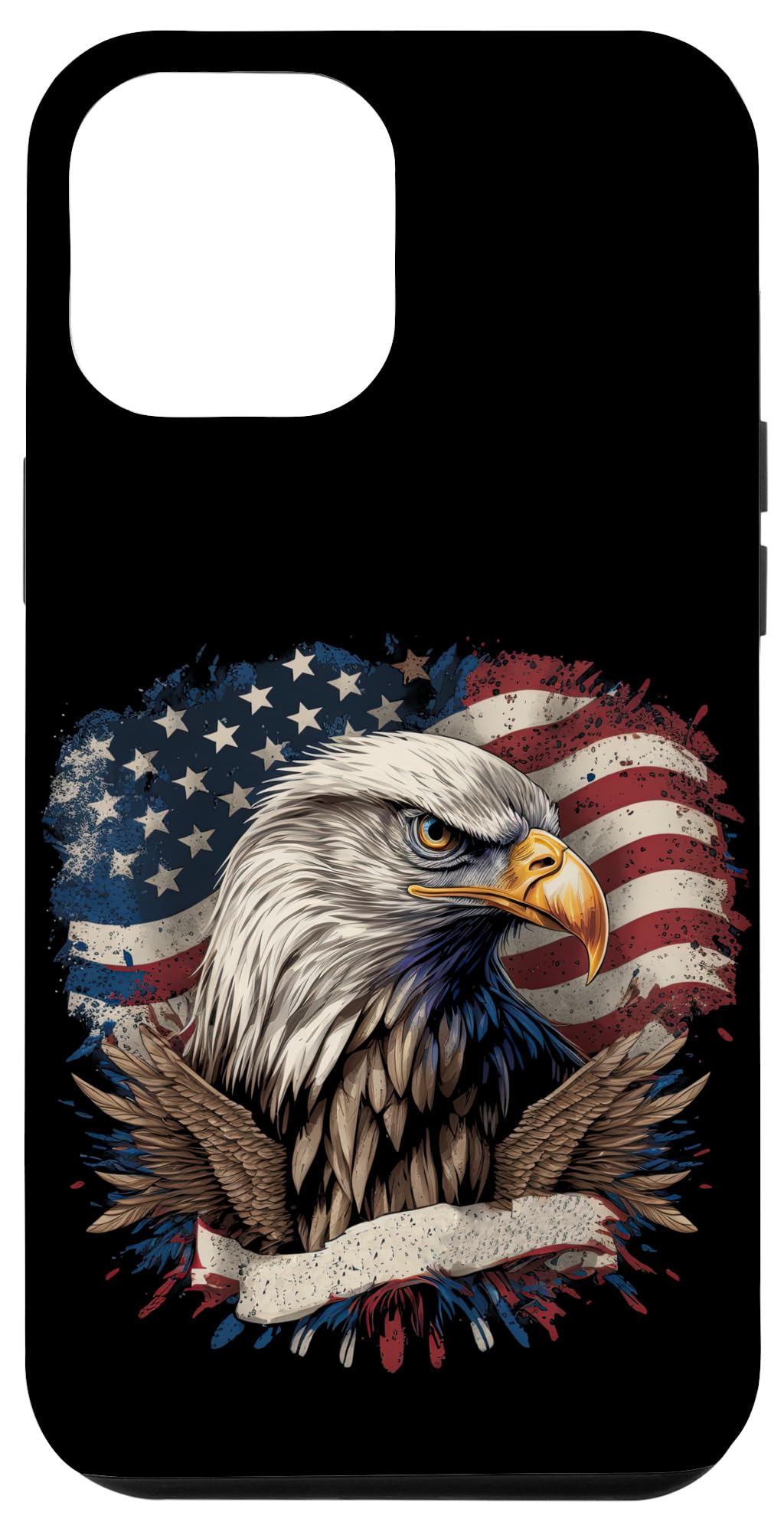 Vierter Juli - Unabhängigkeitstag USA FaniPhone 15 Pro Max American Fan American Flag and Eagle USA Case