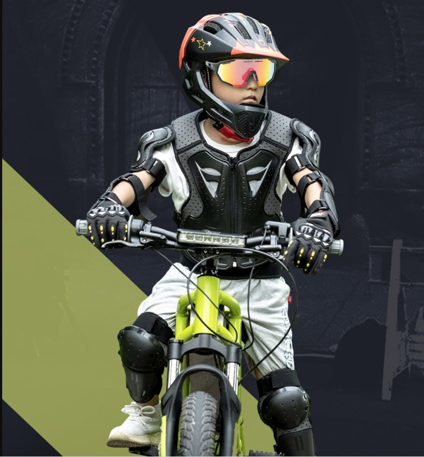 Protecciones Moto Niño Advancent Armadura De Cuerpo Completo