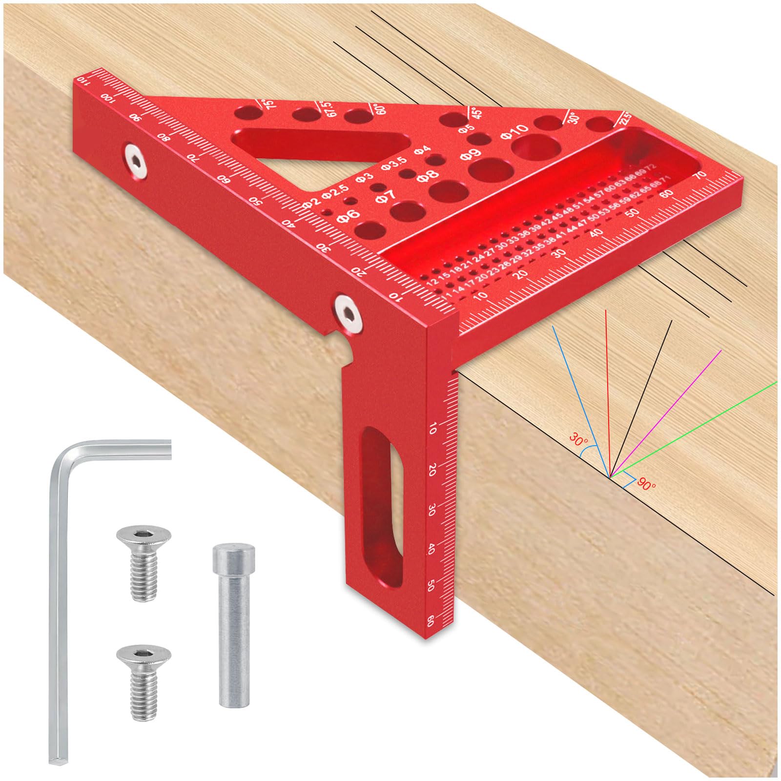 Woodworking Square Protractor Cup