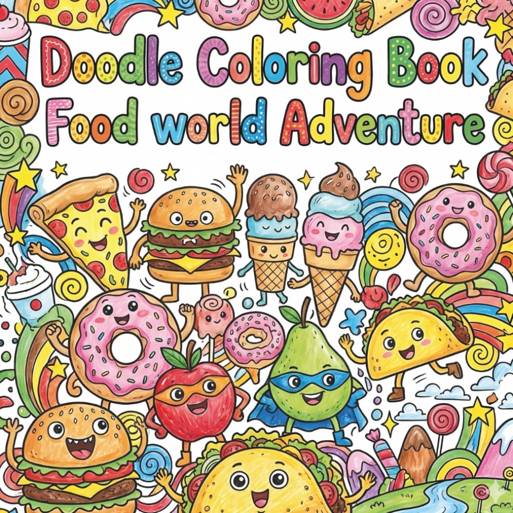 Food World Adventure: Food World Coloring Book