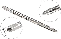 Vista 3 de uxcell 4-40 UNC Tap and Die Set, HSS Macho de rosca de máquina con Troquel de rosca redondo, mano derecha