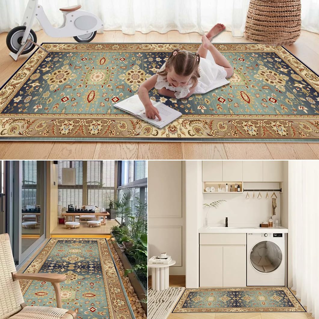 Długi korytarz dywanik kuchenny, dywanik do przedpokoju, długa wycieraczka wewnętrzna, zmywalny antypoślizgowy dywan do wejścia 80 x 420 cm dywanik przed zlewem do kuchni, przejście, sypialnia