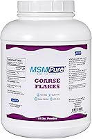 Vista 24 de Suplemento alimenticio MSMPure Fruit Punch saborizado, copos de polvo grueso, cristales de azufre orgánicos, 99.9 % destilado puro MSM, fabricado