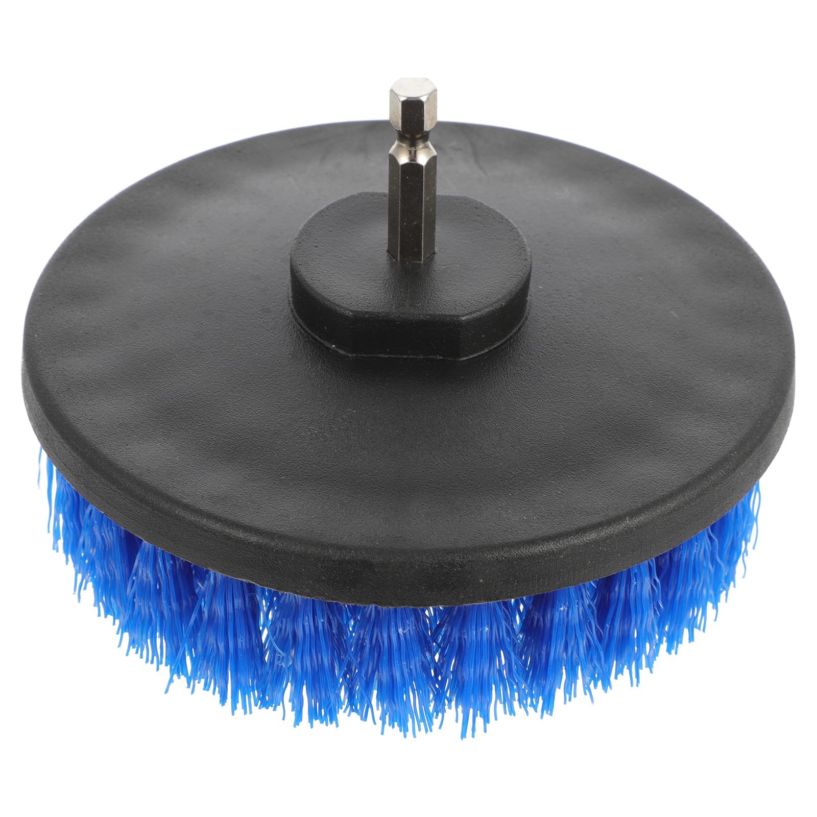 ERINGOGO Electric Drill Brush Replacement Heads 5-Inch Floor Cleaning Brush Kit Blue Hollow Design Power Scrubber Attachment for