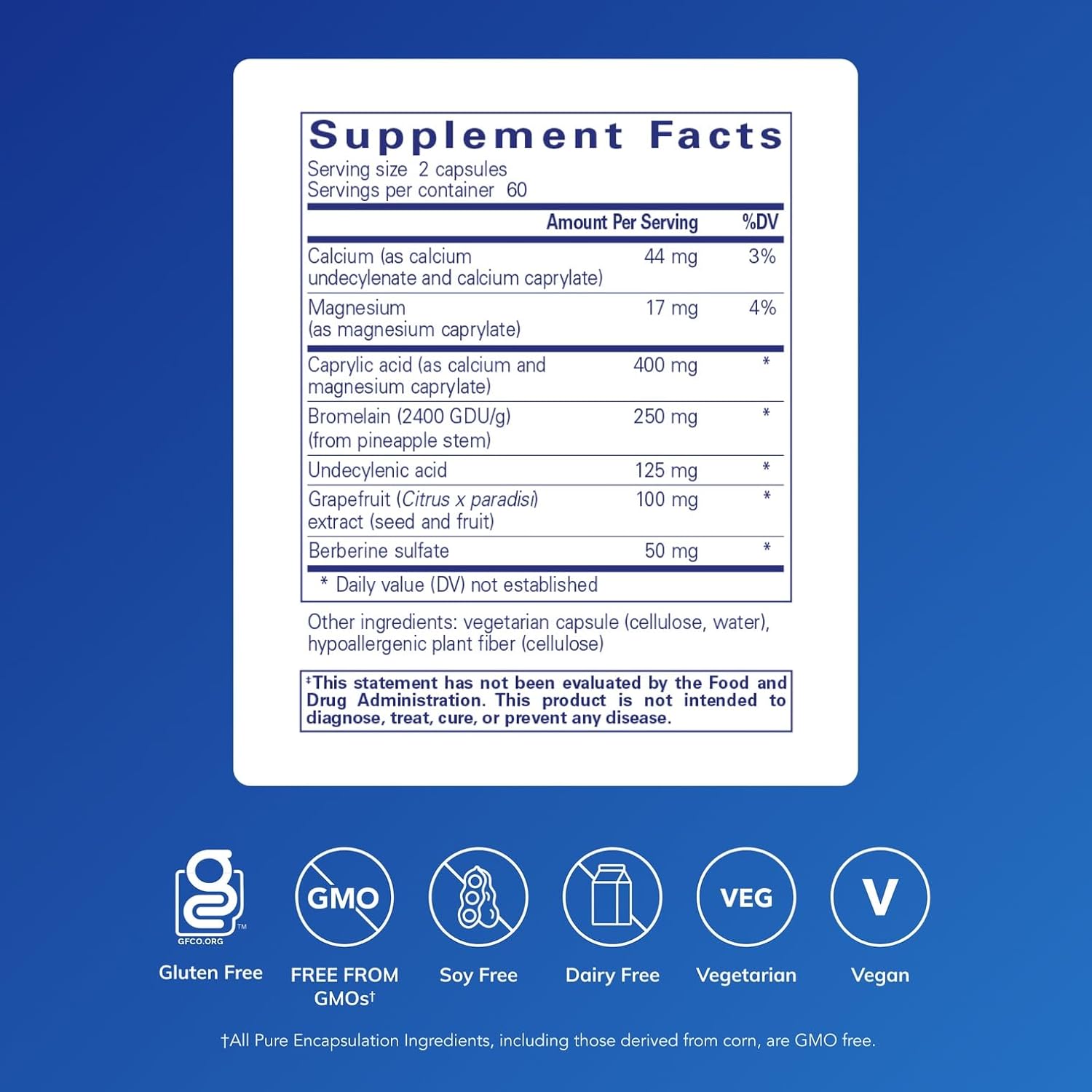 Pure Encapsulations A.C. Formula II | Hypoallergenic Dietary Supplement to Promote Healthy Balance | 120 Capsules - Image 2