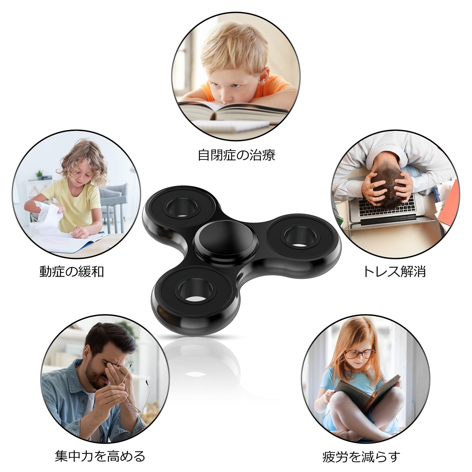 Amazon | COOLDEN ハンドスピナー 高級 ストレス解消 グッズ 超耐久性