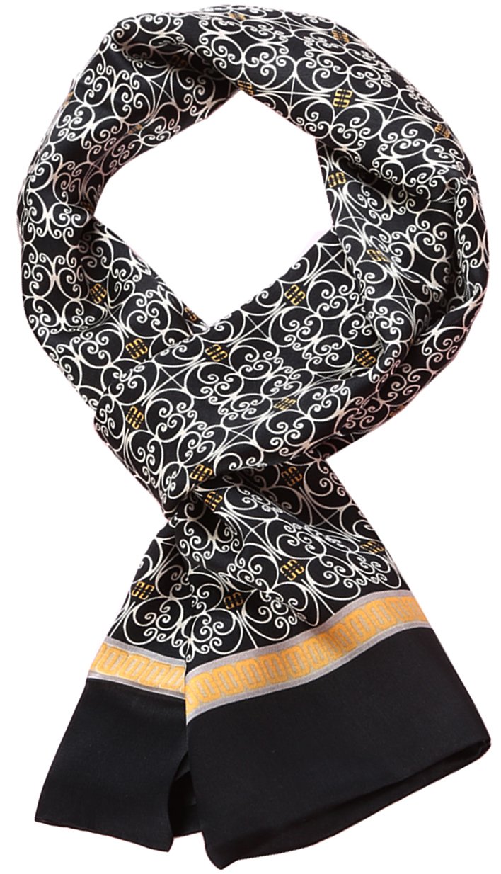 YSSP, 63" x 11" Man's 100 Pure silk scarf wrap Accessory neckwear gift