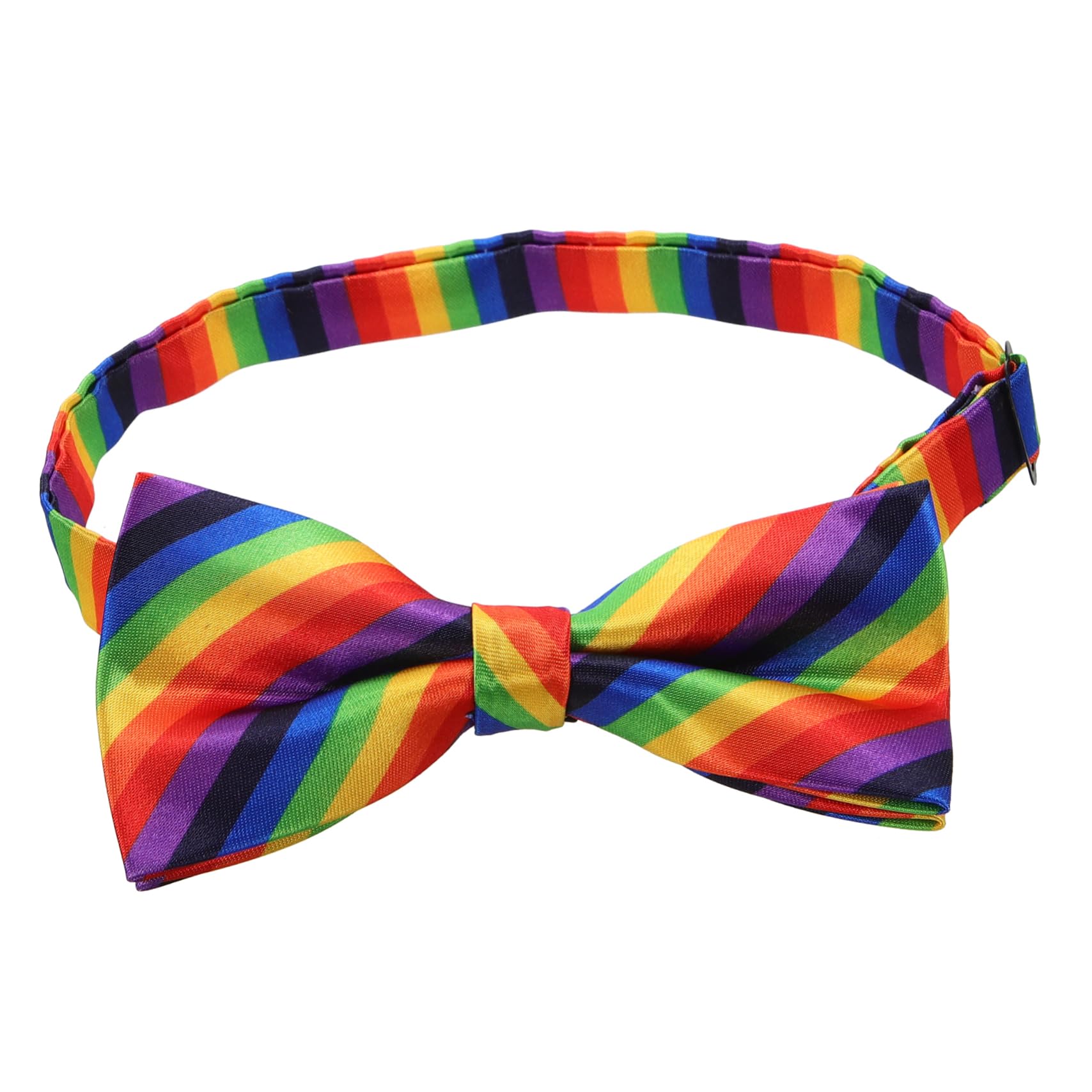VALICLUD Fashionable Bow Ties for Women Bow Tie Decorations Rainbow Pattern for Birthday Parties Wedding Cosplay Events