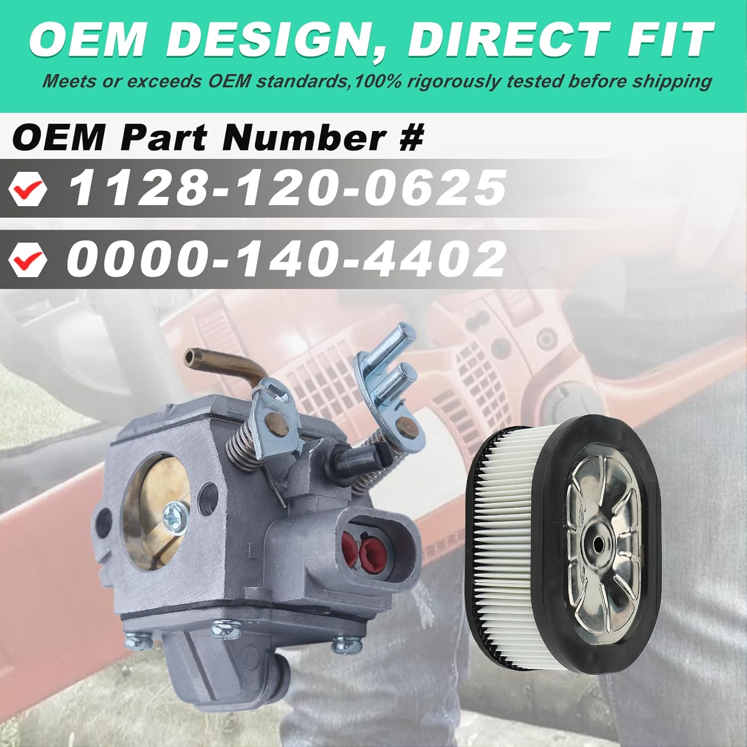 Adefol MS460 Carburetor Carb with Ignition Coil for Stihl 044 046 MS440 MS 460 Chainsaw Parts