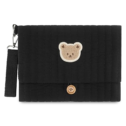 Miniatura 4 de Organizador de bolsa de pañales plegable portátil para colgar cochecito con múltiples compartimentos y toallitas de bolsillo para pañales, bolsas